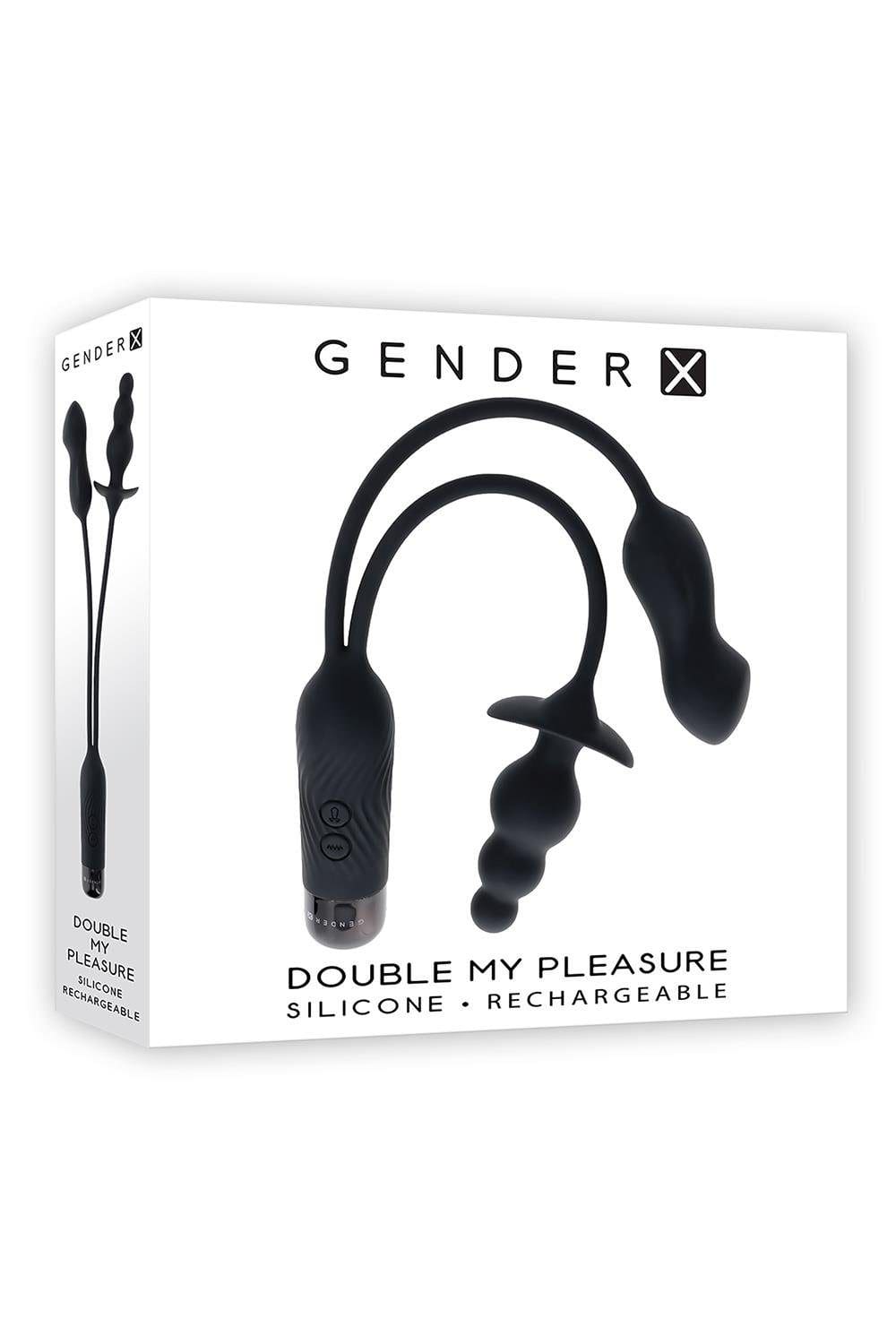 Podwójny Wibrator Analny Double My Pleasure Gender X 7 Podwójny Wibrator Analny Double My Pleasure Gender X