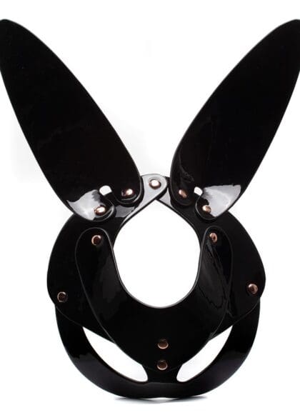 Maska królika Bunny Mask Black Kinky Diva