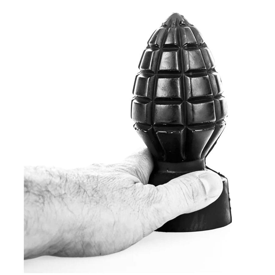 Korek analny AB33 Grenade 11 x 6.5cm All Black 6 Korek analny AB33 Grenade 11 x 6.5cm All Black