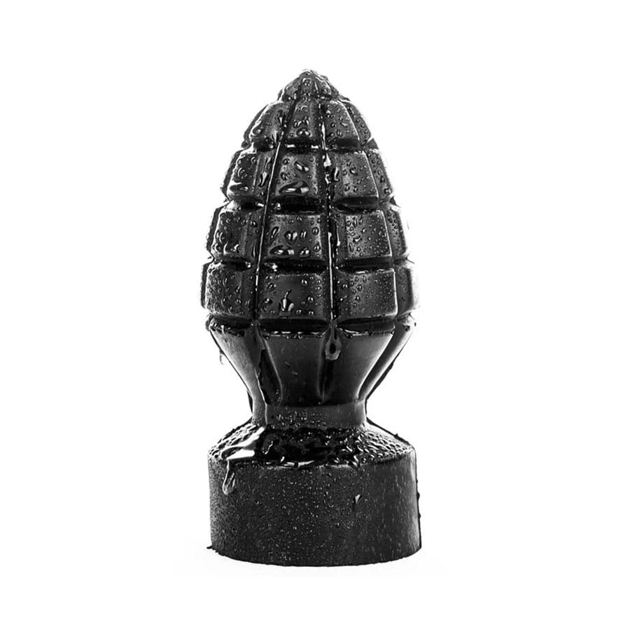 Korek analny AB33 Grenade 11 x 6.5cm All Black 4 Korek analny AB33 Grenade 11 x 6.5cm All Black