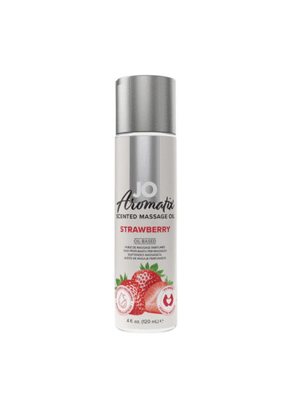 Olejek Do Masażu Aromatix Scented Strawberry 120 Ml System JO