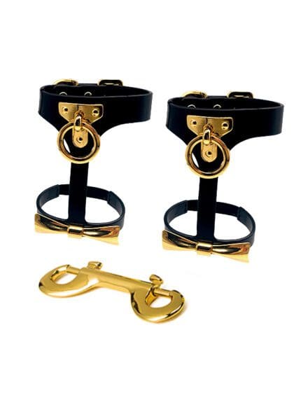 Efektowne Skórzane Kajdanki Na Nogi Upko Butterfly Effect Body Accessories Ankle Cuffs UPKO