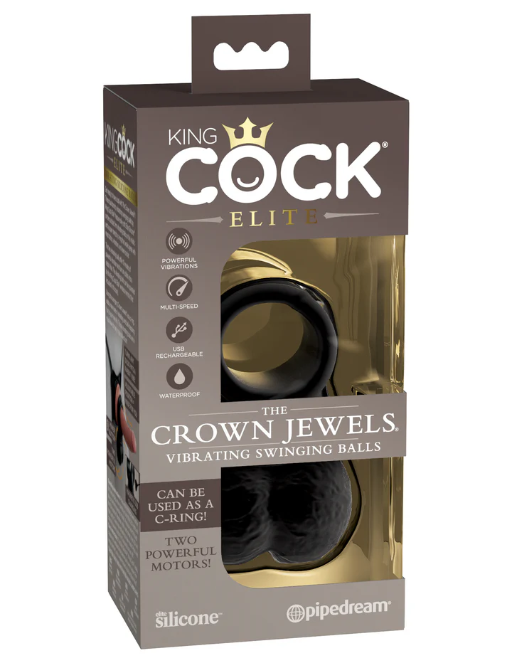 Wibrujący Obciążnik King Cock Elite The Crown Jewels Pipedream 6 Wibrujący Obciążnik King Cock Elite The Crown Jewels Pipedream