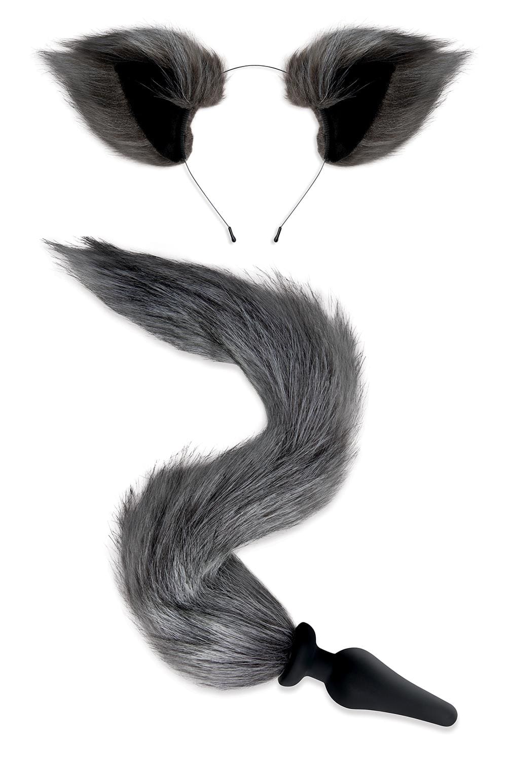 Zestaw Lis Korek Analny I Uszy Plug Grey Fox Tail Set Whipsmart 15 Zestaw Lis Korek Analny I Uszy Plug Grey Fox Tail Set Whipsmart