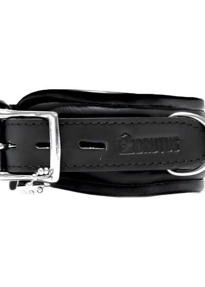 Obroża Leather Collar Black/Black Brutus 10 Obroża Leather Collar Black/Black Brutus
