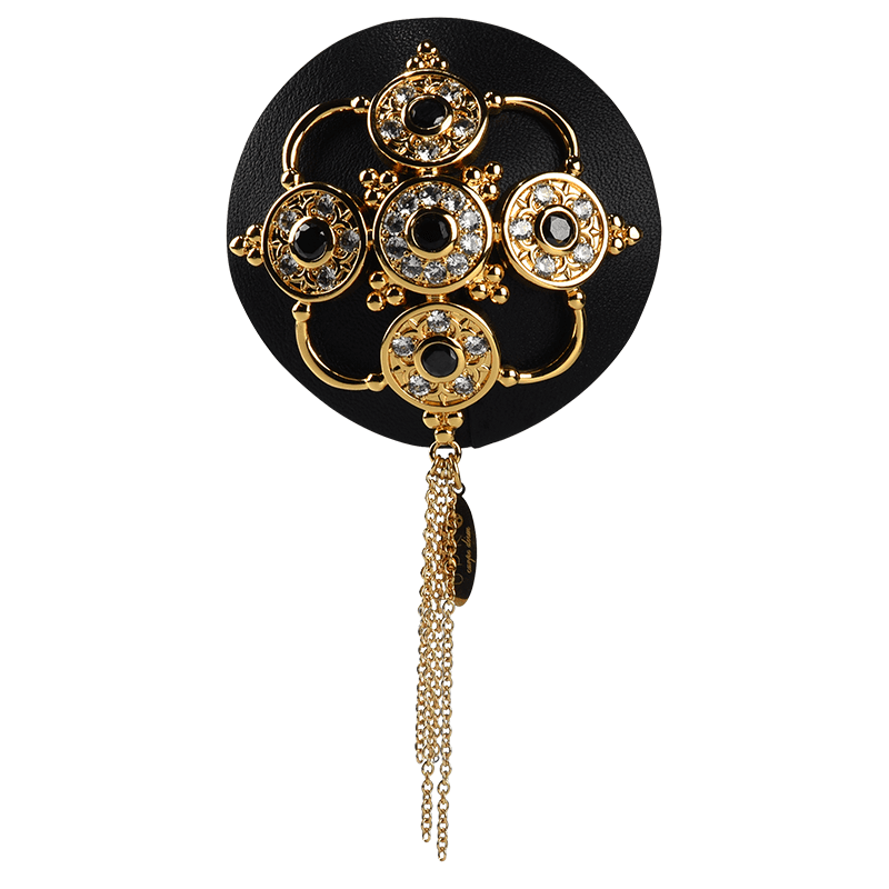 Skórzane Ozdobne Nasutniki Upko Luxury Baroque Leather Pasties UPKO 11 Skórzane Ozdobne Nasutniki Upko Luxury Baroque Leather Pasties UPKO