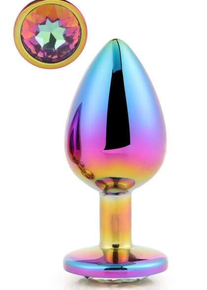 Korek Analny Gleaming Love Multicolour Plug Large Dreamtoys