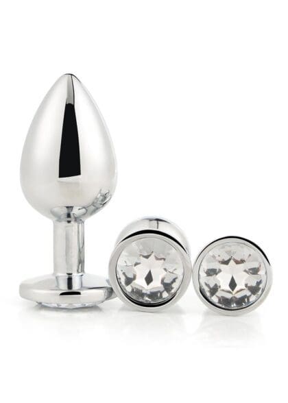 Zestaw Korków Gleaming Love Silver Plug Set Dreamtoys