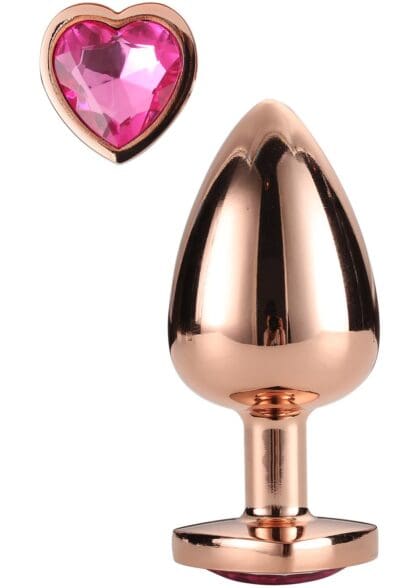 Korek Analny Gleaming Love Rose Gold Plug Small Dreamtoys
