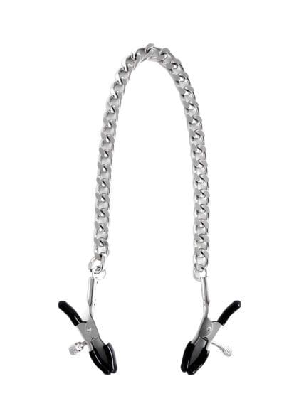 Zaciski na sutki CROCODILE Nipple Clamps Silver Brutus