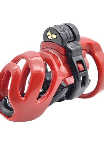Pas cnoty Cyborg Chastity Cage Black | Red Brutus 10 Pas cnoty Cyborg Chastity Cage Black | Red Brutus