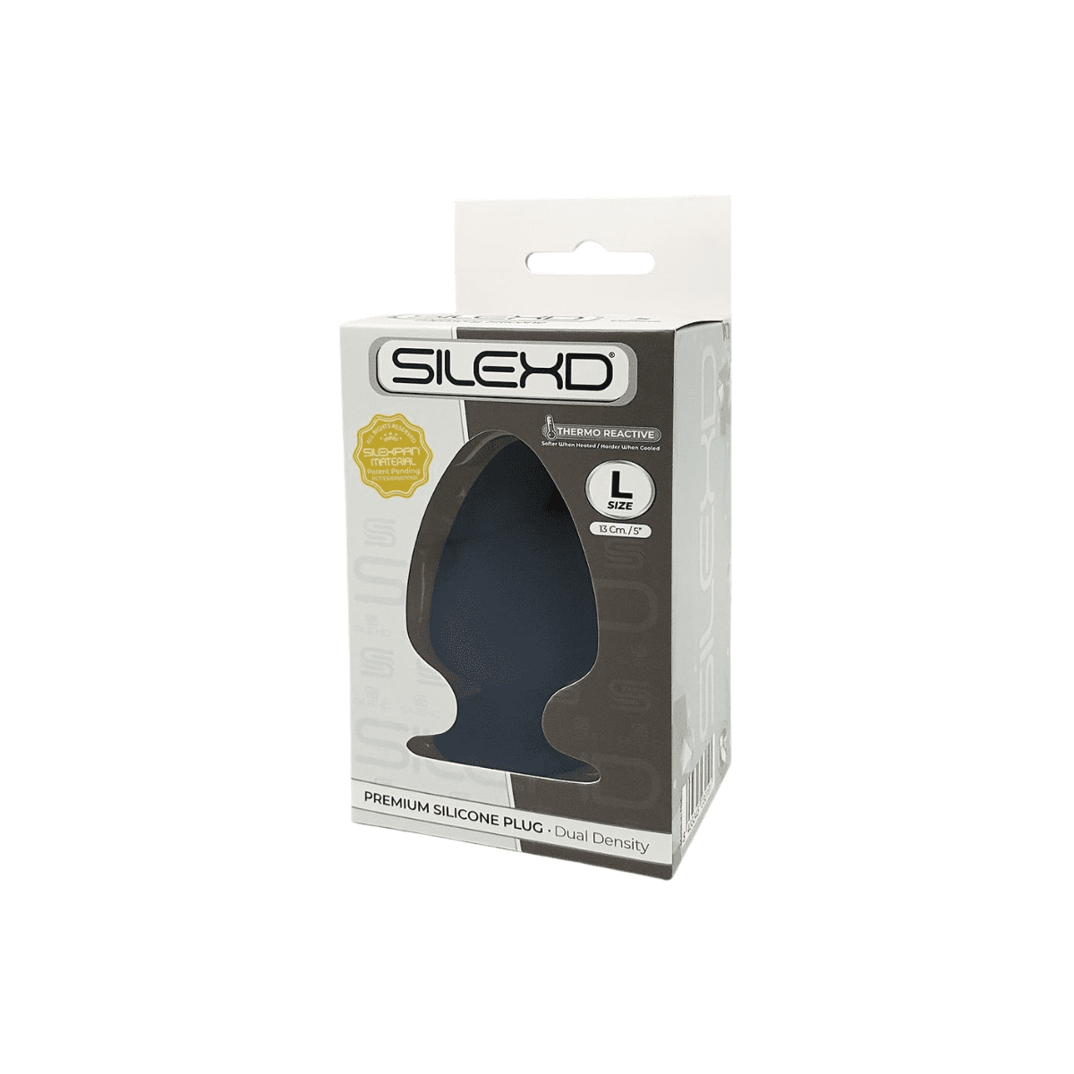 Korek Analny Plug Model 1 L 13 Cm Black Silexd 4 Korek Analny Plug Model 1 L 13 Cm Black Silexd