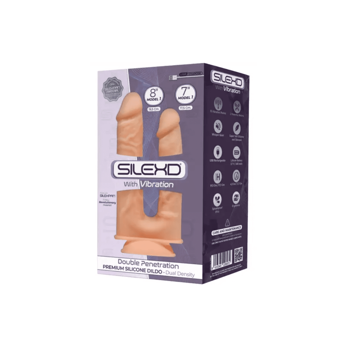 Podwójny Wibrator Double Penetration 18-20 Cm Vibration + Lrs Flesh Silexd 4 Podwójny Wibrator Double Penetration 18-20 Cm Vibration + Lrs Flesh Silexd