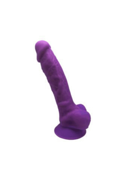 Silikonowe Dildo Model 1 18 Cm Purple Silexd