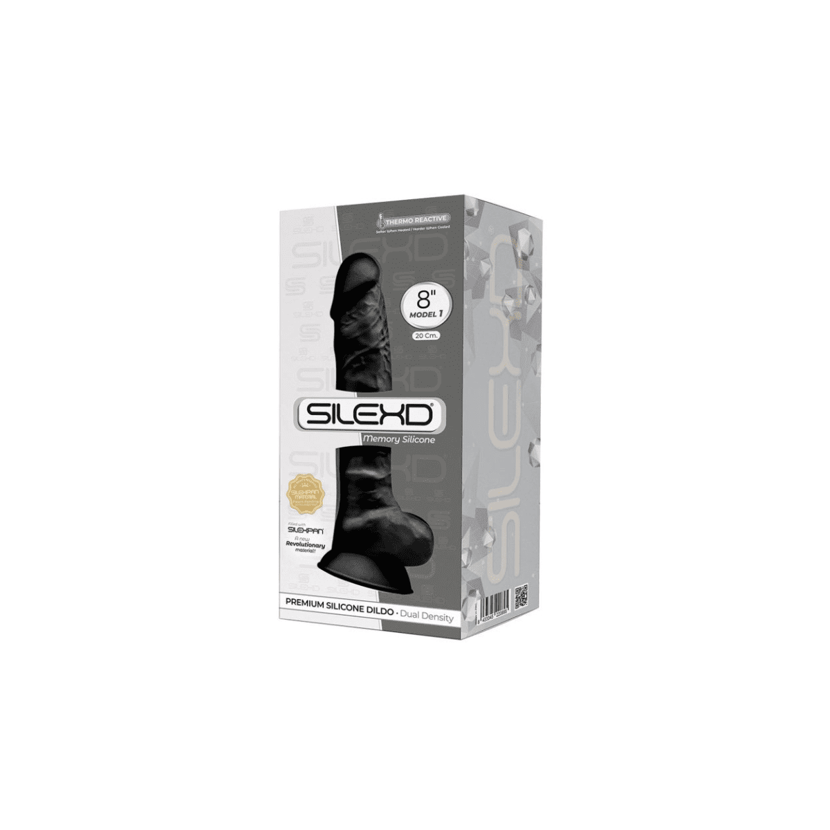 Silikonowe Dildo Model 1 20 Cm Black Silexd 4 Silikonowe Dildo Model 1 20 Cm Black Silexd