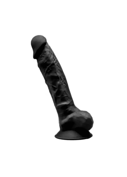 Silikonowe Dildo Model 1 23,7 Cm Black Silexd