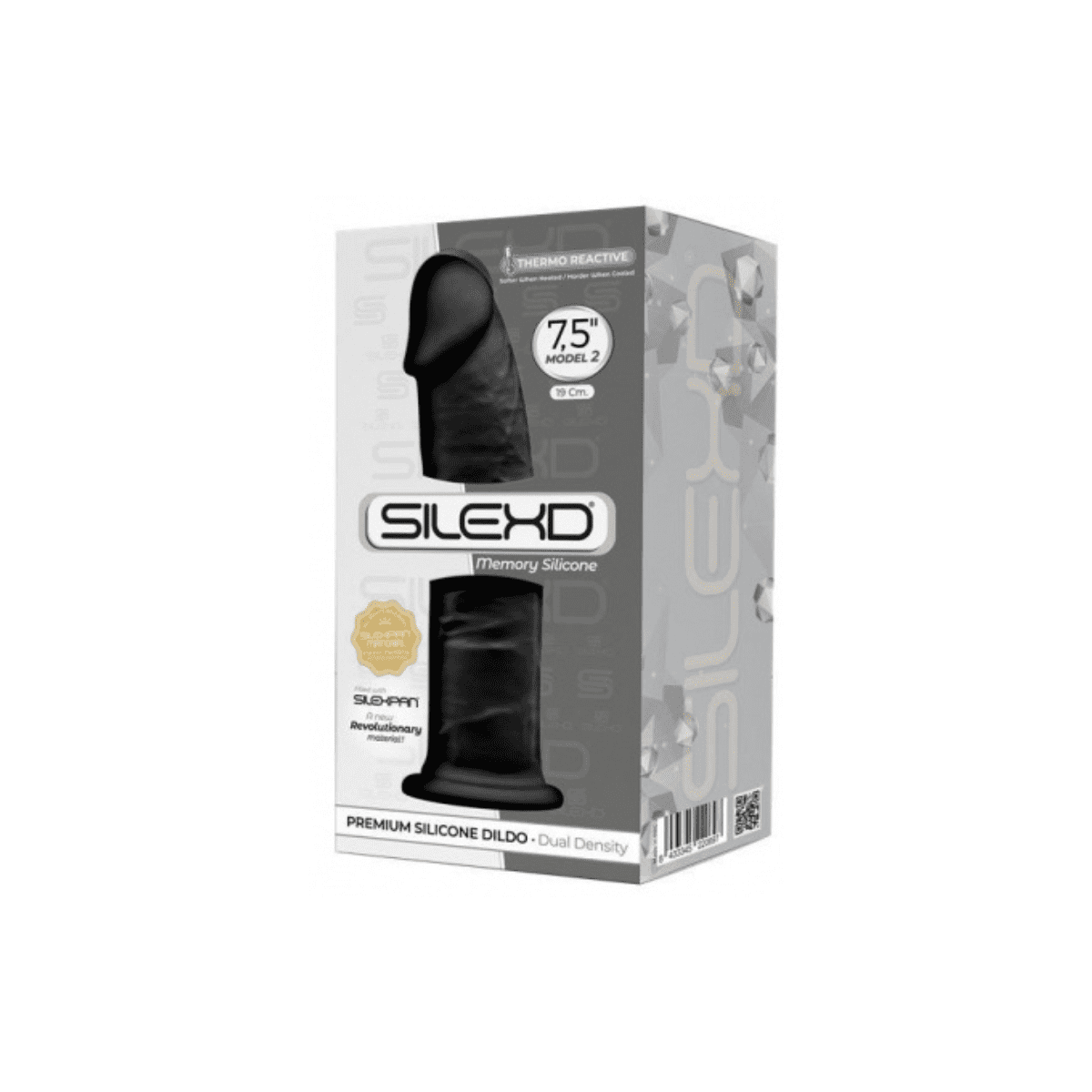 Silikonowe Dildo Model 2 19 Cm Black Silexd 4 Silikonowe Dildo Model 2 19 Cm Black Silexd