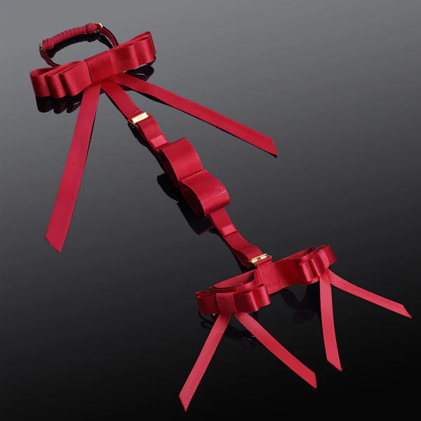 Bowknot Hogtie Portable Bondage Gear UPKO 4 Bowknot Hogtie Portable Bondage Gear UPKO