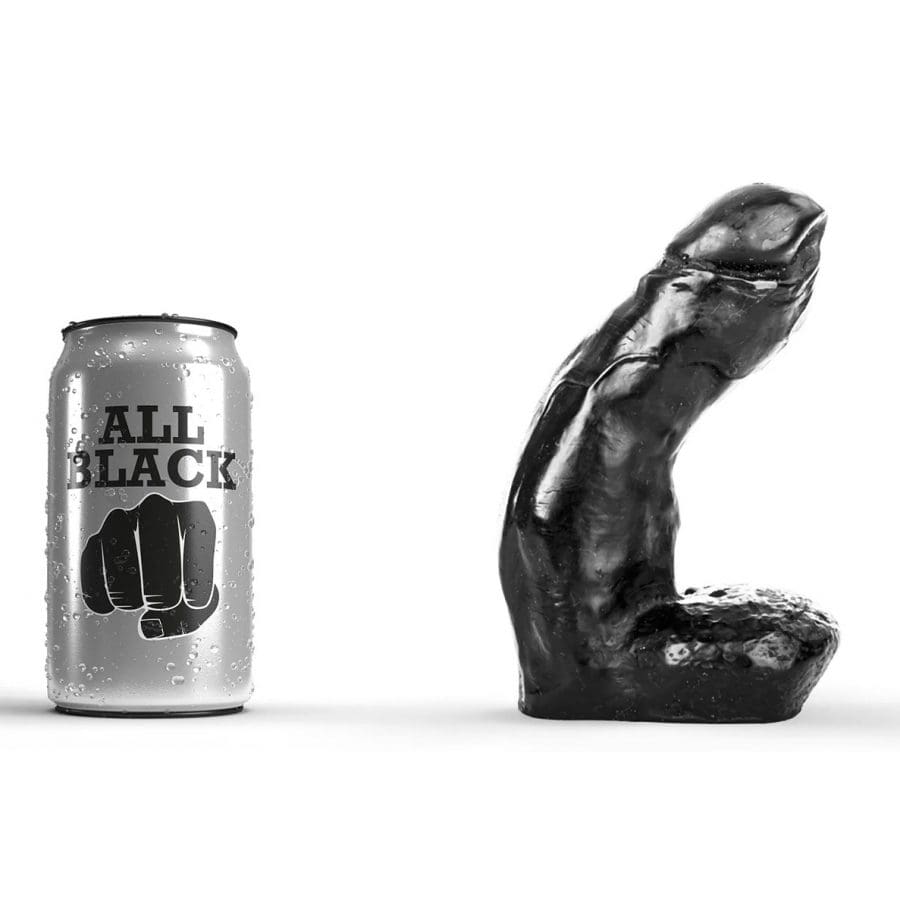 Dildo AB01 Jason 11 x 4.7cm All Black 6 Dildo AB01 Jason 11 x 4.7cm All Black