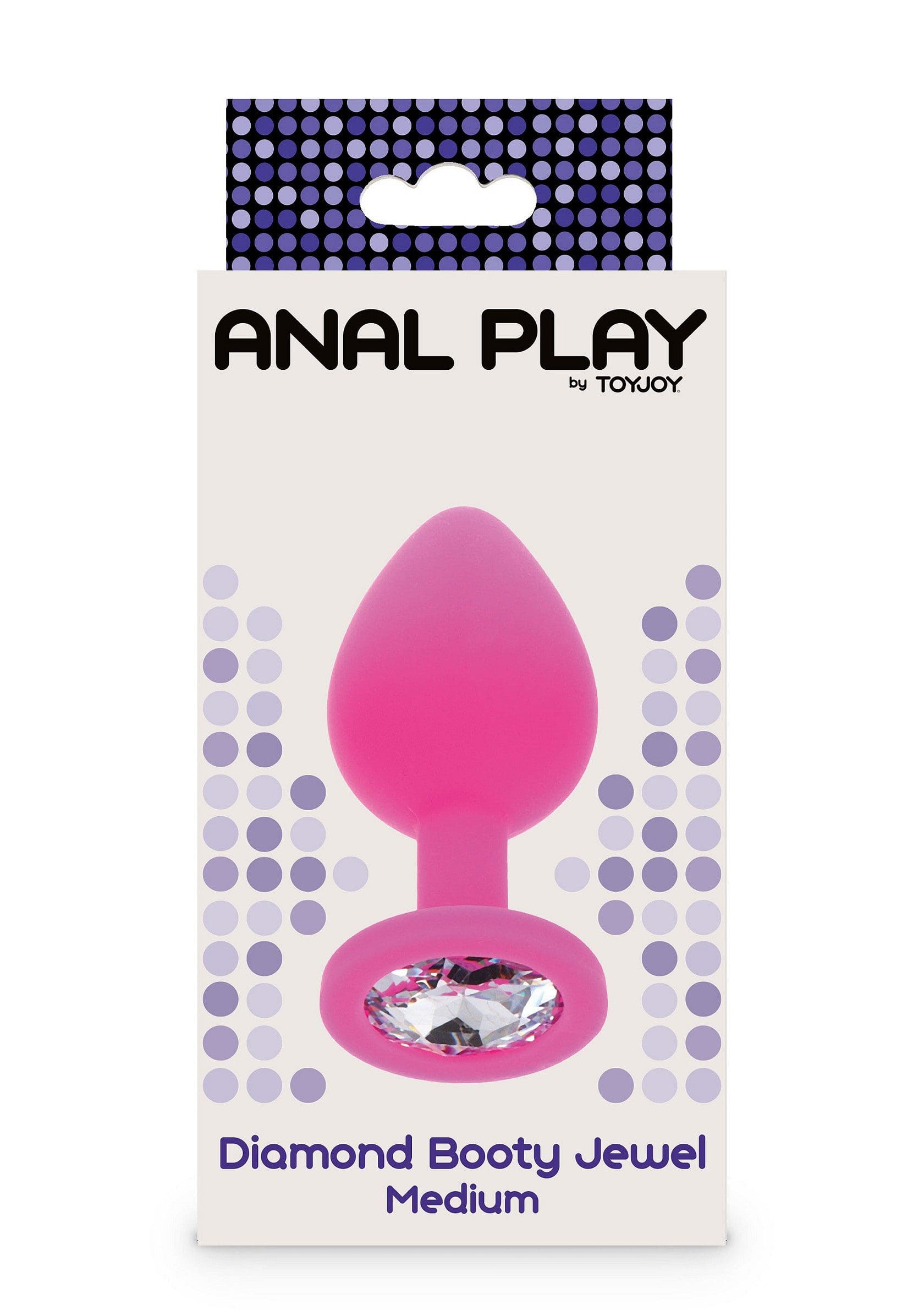 Korek Analny Toyjoy Anal Play Diamond Booty Jewel Medium Pink TOYJOY 7 Korek Analny Toyjoy Anal Play Diamond Booty Jewel Medium Pink TOYJOY