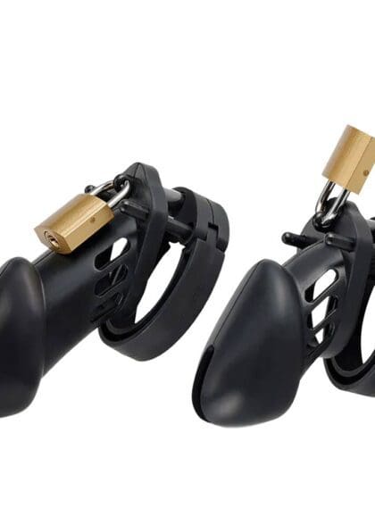 Zestaw Pasów Cnoty Denial Silicone Chastity Cage Set Black Brutus 14 Zestaw Pasów Cnoty Denial Silicone Chastity Cage Set Black Brutus