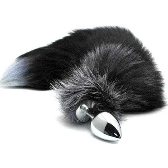 Korek Analny Lisi Ogon Black & White Fox Tail L Alive 4 Korek Analny Lisi Ogon Black & White Fox Tail L Alive