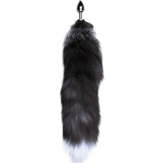 Korek Analny Lisi Ogon Black & White Fox Tail L Alive 5 Korek Analny Lisi Ogon Black & White Fox Tail L Alive