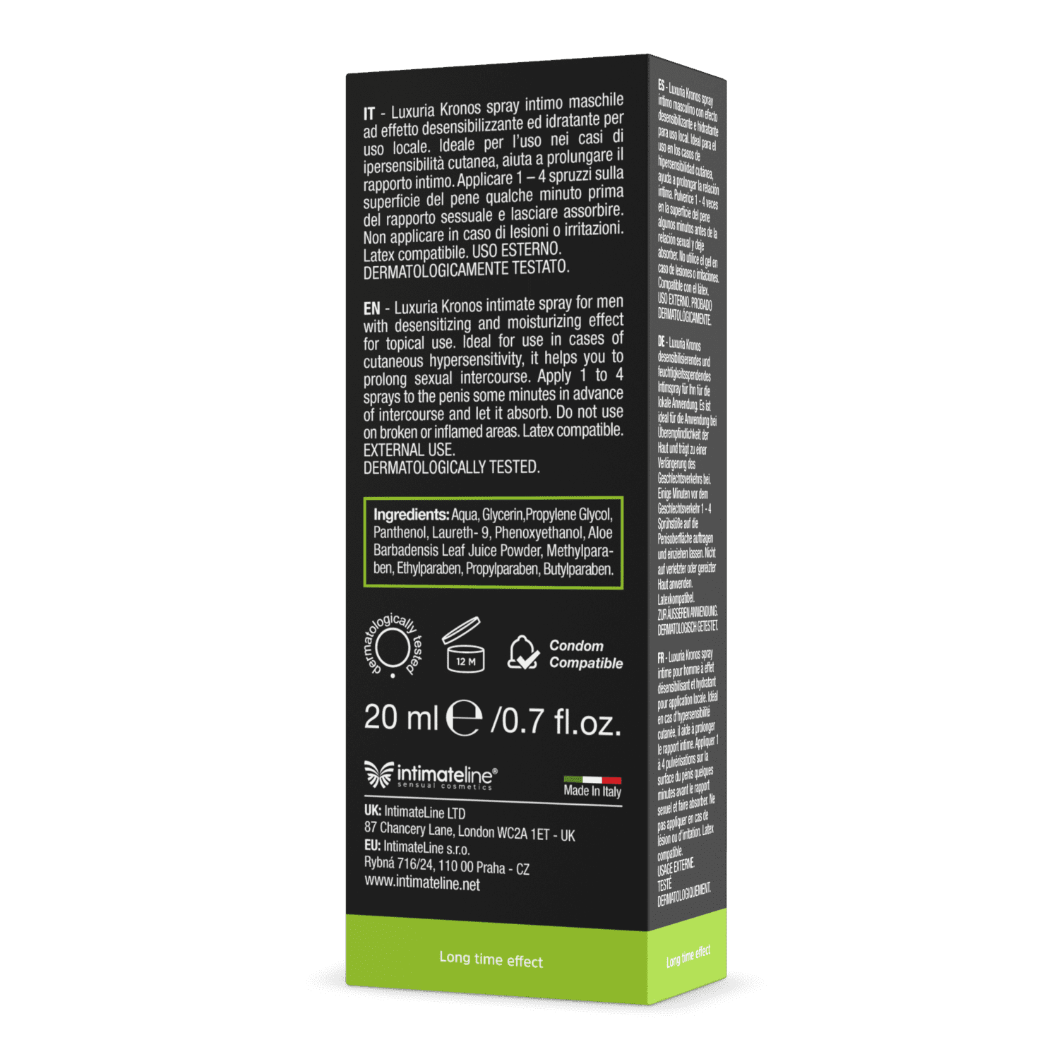 Spray Opóźniający Wytrysk Kronos Delay Spray 20Ml IntimateLine 6 Spray Opóźniający Wytrysk Kronos Delay Spray 20Ml IntimateLine