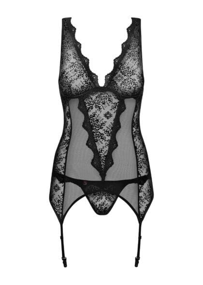 Gorset Ze Stringami Emperita 2Xl/3Xl Obsessive