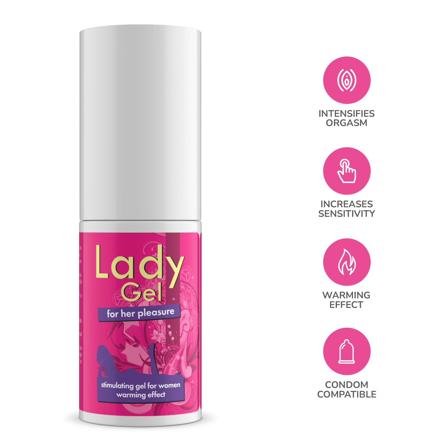 Żel Stymulujący Lady Gel 30Ml IntimateLine 4 Żel Stymulujący Lady Gel 30Ml IntimateLine