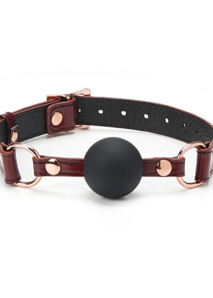 Knebel Wine Red Ball Gag Liebe Seele