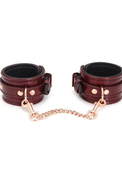 Kajdanki Wine Red Ankle Cuffs Liebe Seele