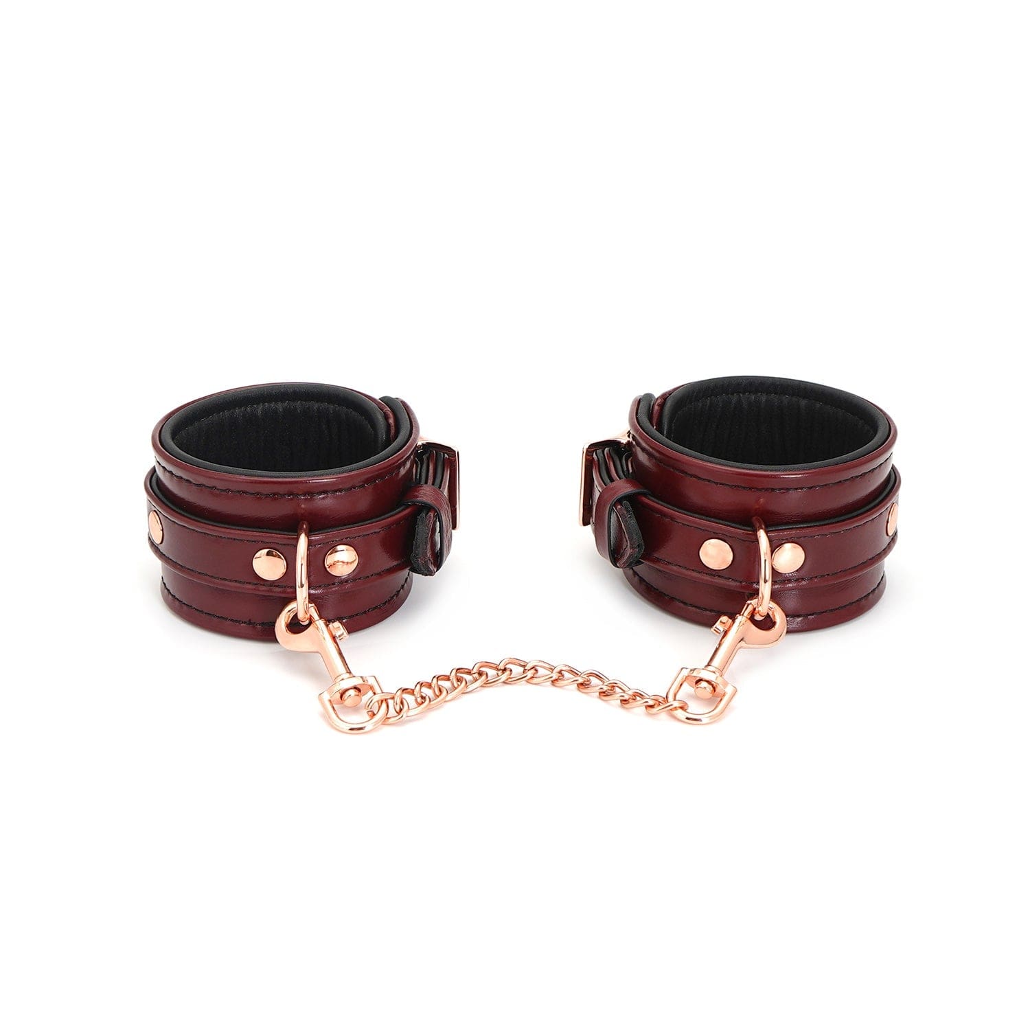 Kajdanki Wine Red Ankle Cuffs Liebe Seele 11 Kajdanki Wine Red Ankle Cuffs Liebe Seele