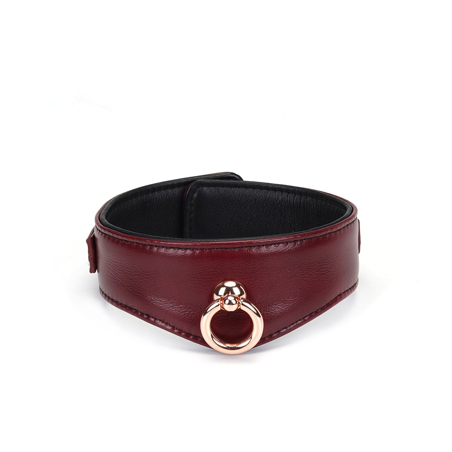 Obróżka Ze Smyczą Wine Red Curved Collar Liebe Seele 5 Obróżka Ze Smyczą Wine Red Curved Collar Liebe Seele