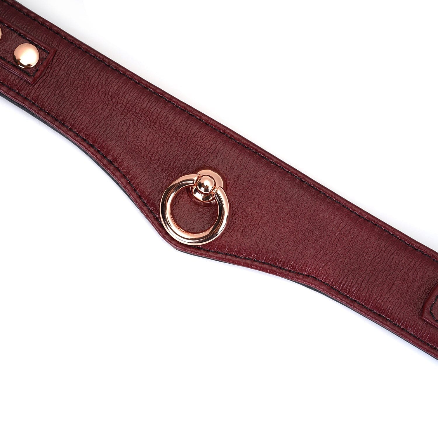 Obróżka Ze Smyczą Wine Red Curved Collar Liebe Seele 7 Obróżka Ze Smyczą Wine Red Curved Collar Liebe Seele