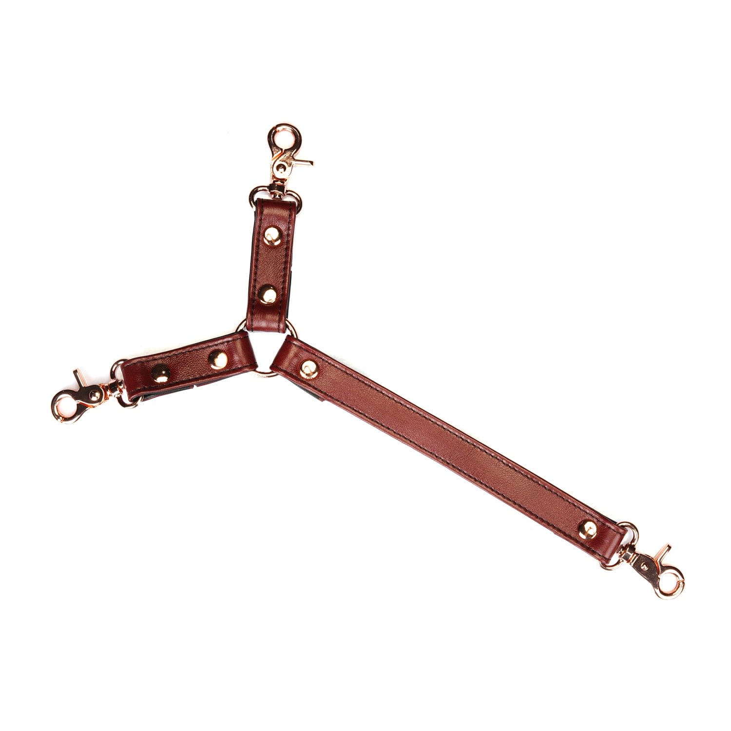 Uprząż Wine Red Collar And Wrist Restraint Harness Liebe Seele 5 Uprząż Wine Red Collar And Wrist Restraint Harness Liebe Seele