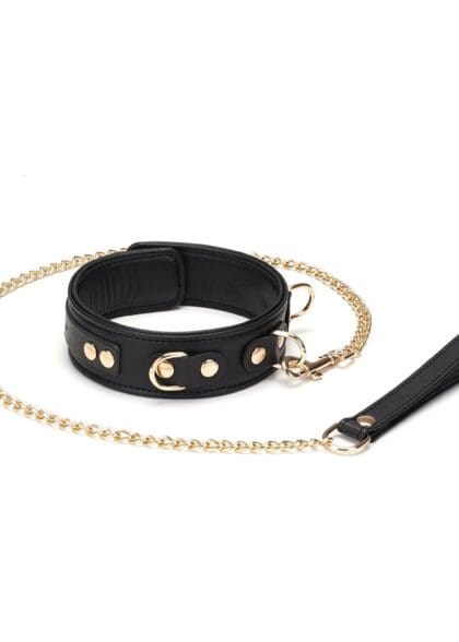 Obróżka Ze Smyczą Dark Secretcollar And Leash Liebe Seele