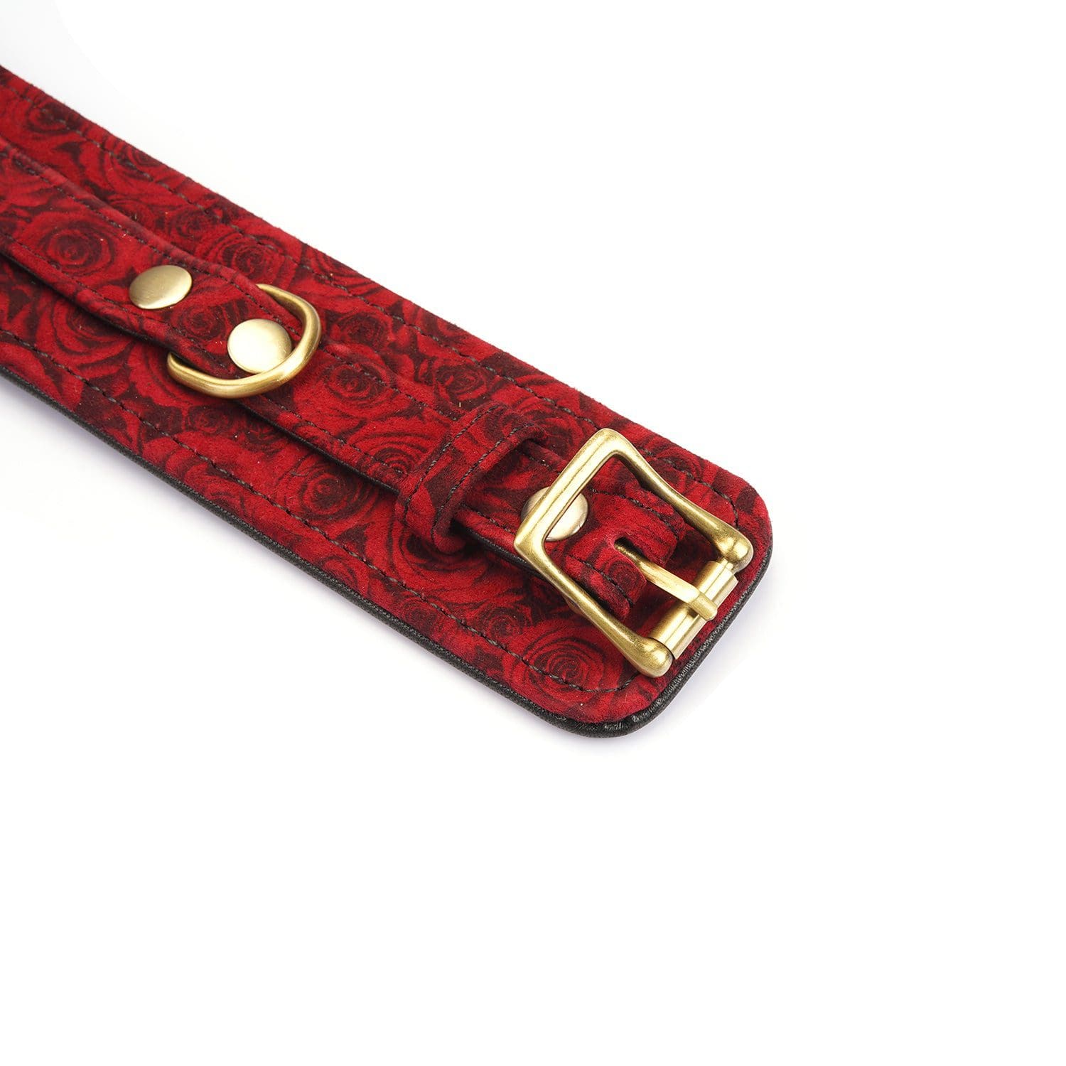 Kinbaku Ukiyoe Red Rosy Lamb Leather Ankle Cuffs Liebe Seele 7 Kinbaku Ukiyoe Red Rosy Lamb Leather Ankle Cuffs Liebe Seele