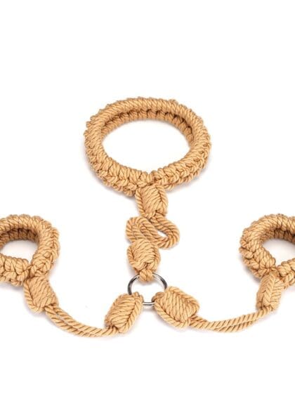 Bound You Ii Rope Collar & Wrist Cuffs Back Restraint Liebe Seele