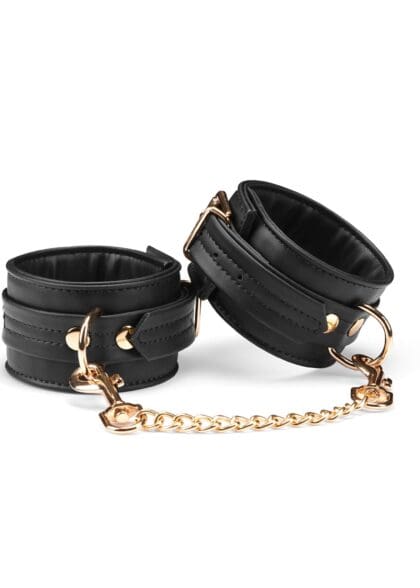 Kajdanki Black Organosilicon Ankle Cuffs Liebe Seele 11 Kajdanki Black Organosilicon Ankle Cuffs Liebe Seele