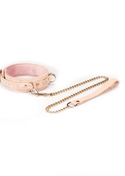 Obróżka Boudoir Amor Pink Collar Liebe Seele