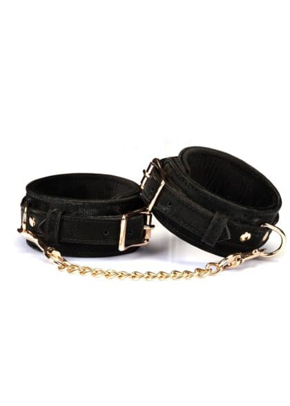 Kajdanki Boudoir Amor Black Ankle Cuffs Liebe Seele