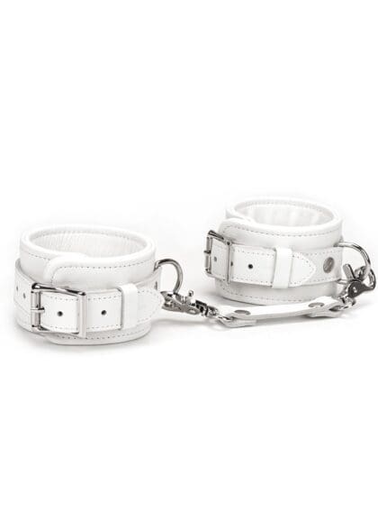 Kajdanki Fuji White Ankle Cuffs Liebe Seele