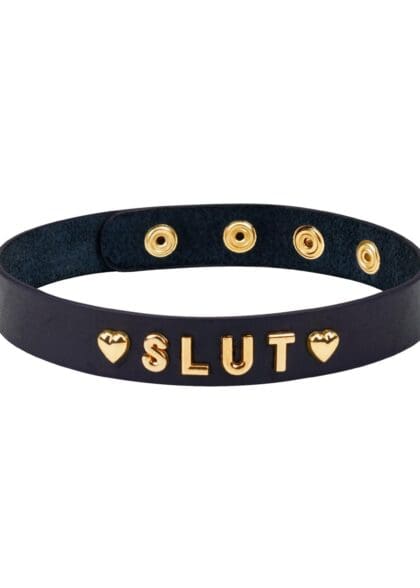 Gold Word Choker-Slut Liebe Seele