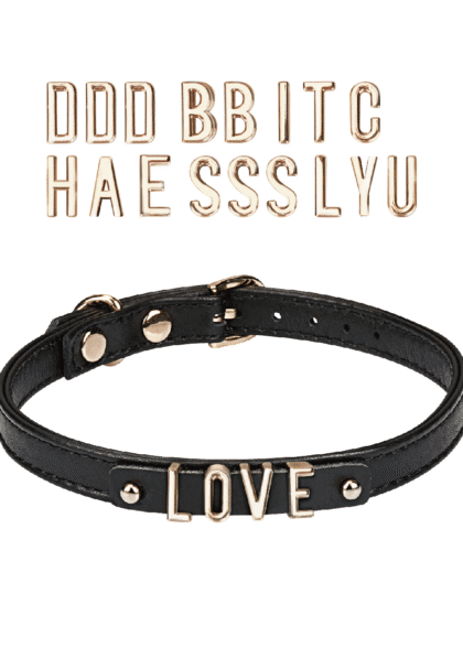 Diy Choker With 21 Removable Letters Liebe Seele
