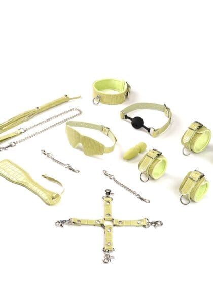 Zestaw Bondage Macaron 9Pcs Bondage Kit-Melon Liebe Seele