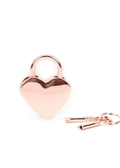 Kłódka Rose Gold Heart Shape Padlock (2Pcs A Set) Liebe Seele
