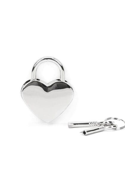 Kłódka Silver Heart Shape Padlock (2Pcs A Set) Liebe Seele