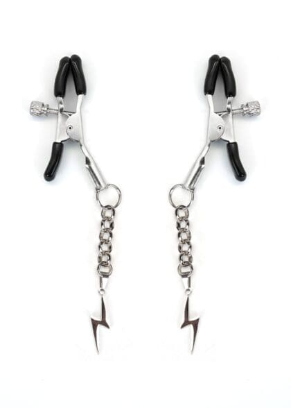 Klamerki Na Sutki Silver Lightning Nipple Clamps Liebe Seele