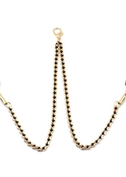 Klamerki Na Sutki Black Beads Chains And Nipple Clamps Liebe Seele